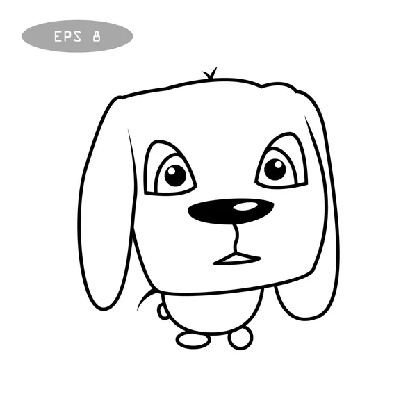 Cute dog vector character. — Stock Vector
