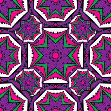 Seamless Modeli 1. Vintage dekor elementleri.