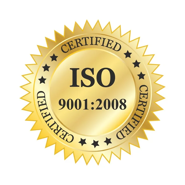 ISO 9001 2008 — Wektor stockowy