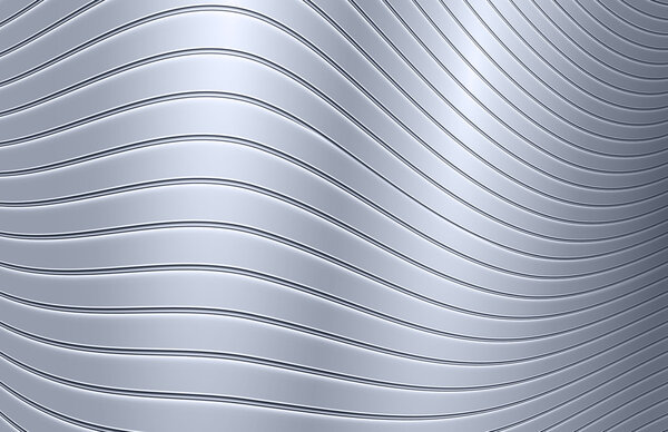3D aluminum metal abstract background