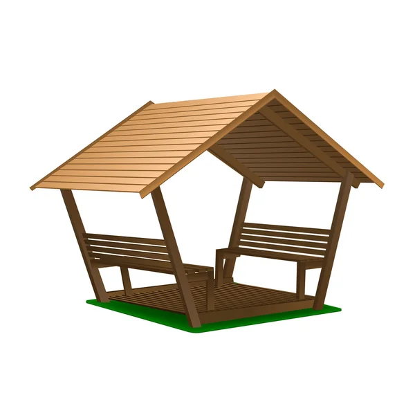 Summerhouse, illustration vectorielle, eps10 — Image vectorielle