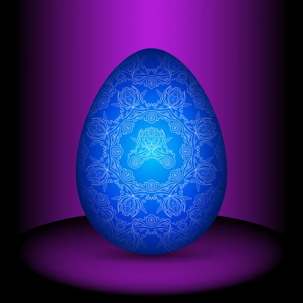 Paskalya yumurtası. vektör illüstrasyonu.
