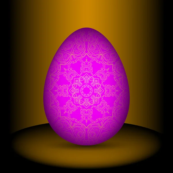 Easter egg. Vector illustration. — Stock Vector