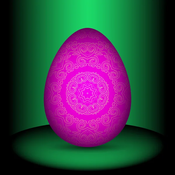 Easter egg. Vector illustration. — Stock Vector