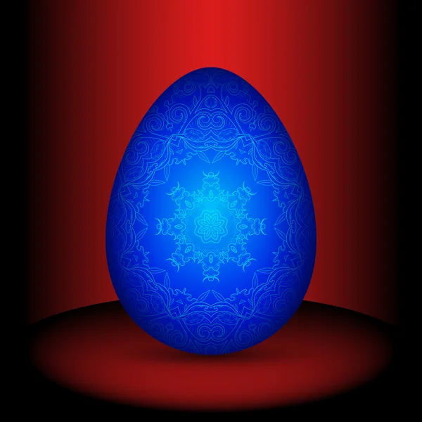 Paskalya yumurtası. vektör illüstrasyonu.