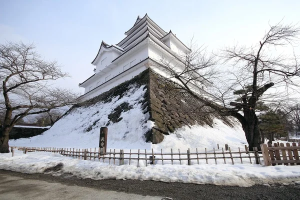 Castello di Tsuruga in Giappone — Foto Stock