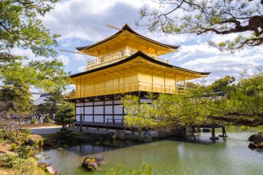 Kinkaku-ji, altın Köşk, Kyoto bir Zen Budist tapınağı