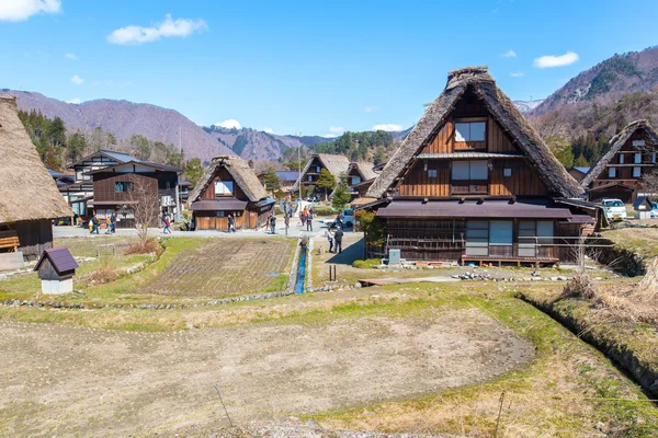 Aldeia apanesa Shirakawago — Fotografia de Stock