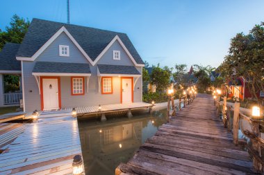 Köy modeli Town Chanthaburi il adlı Balık tutma