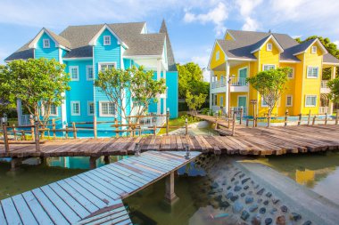 Köy modeli Town Chanthaburi il adlı Balık tutma