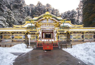 Tosho-gu Shinto shrine clipart