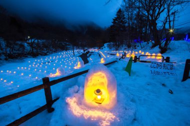 Japonya Yunishigawa Kamakura Festivali'nde