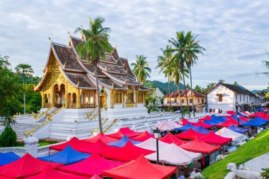 Luang prabang, Laos, gece pazarı