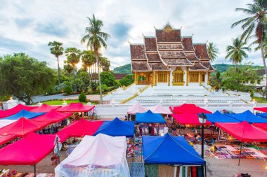 Luang prabang, Laos, gece pazarı