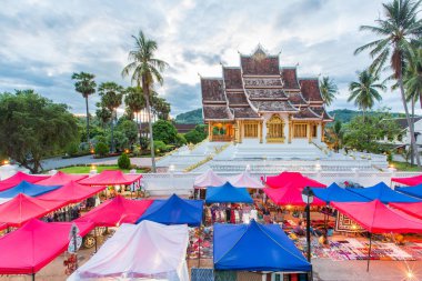 Luang prabang, Laos, gece pazarı