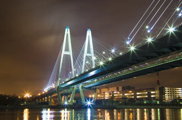 Cidade noturna vista — Fotografia de Stock