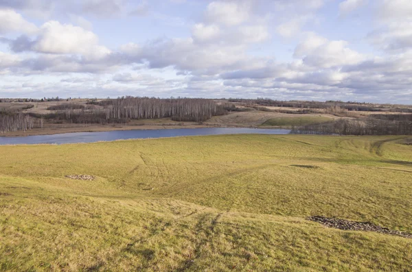 Val lanscape van Izborsk — Stockfoto