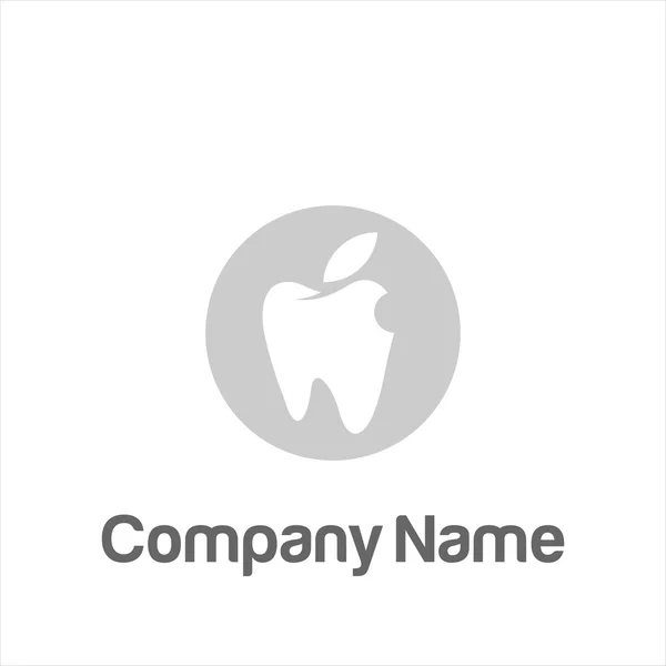 Dentista Odontologia Logo Vector — Vetor de Stock
