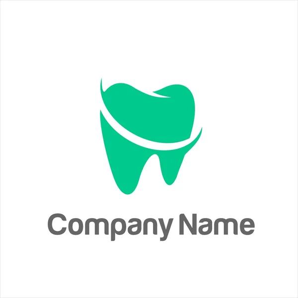 Dentista Odontologia Logo Vector —  Vetores de Stock