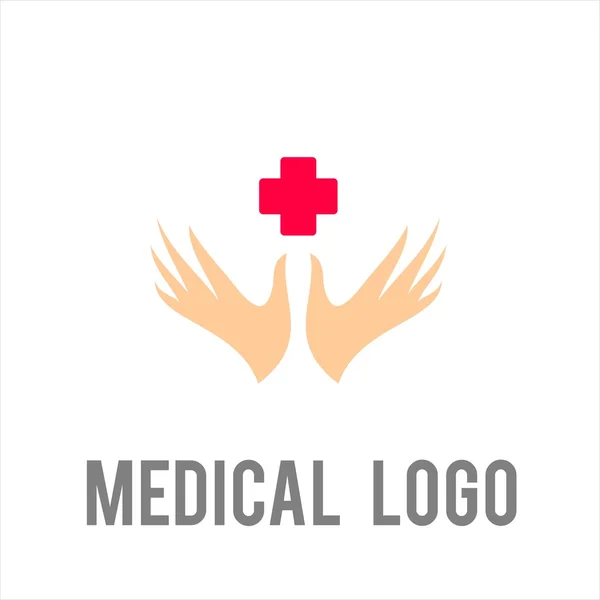 Krankenhaus Kreuz medizinisches Logo Vektor — Stockvektor