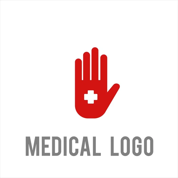 Krankenhaus Kreuz medizinisches Logo Vektor — Stockvektor