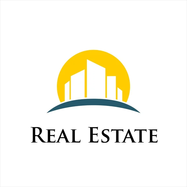 Onroerend goed Realty Logo — Stockvector