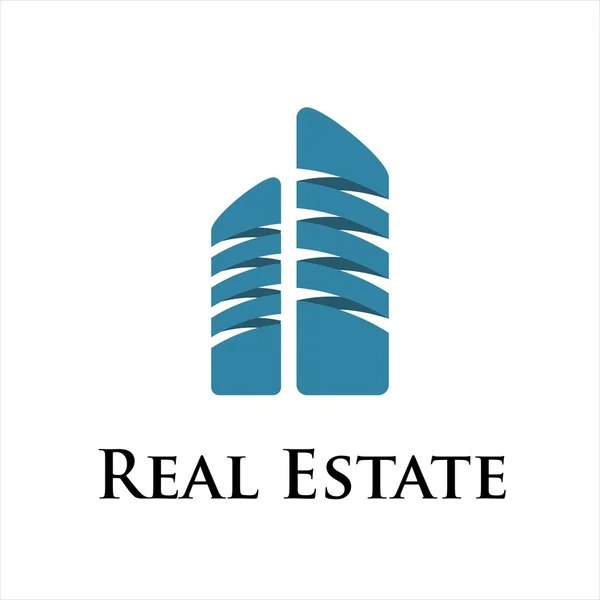 Logotipo de bienes raíces — Vector de stock