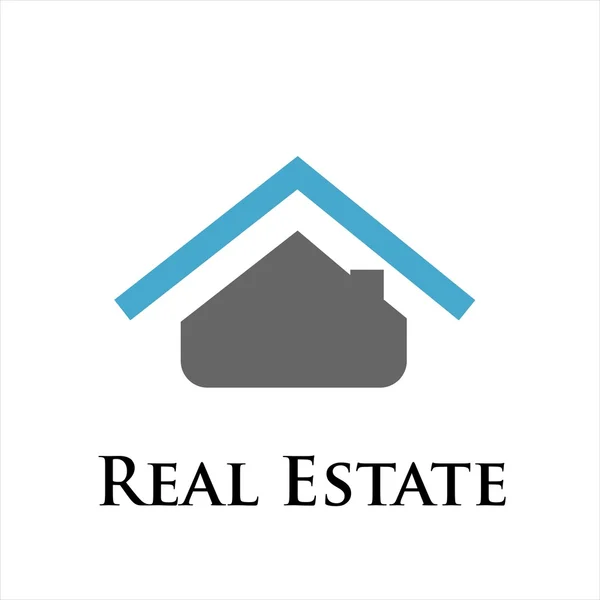 Logo immobilier immobilier — Image vectorielle