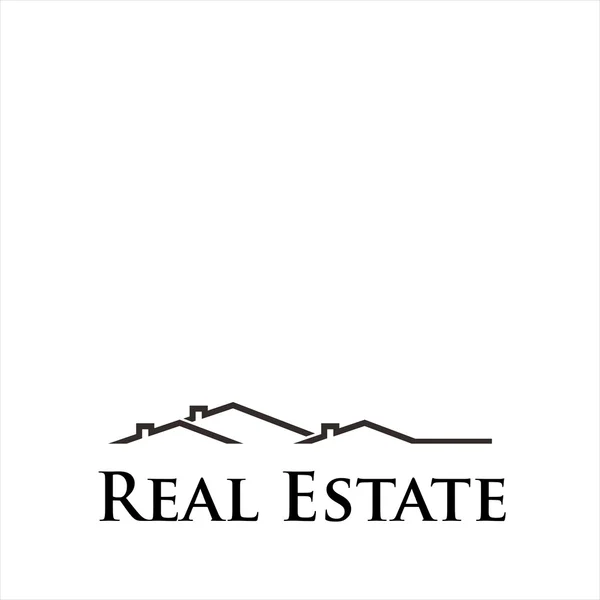 Real Estate ingatlan logó — Stock Vector