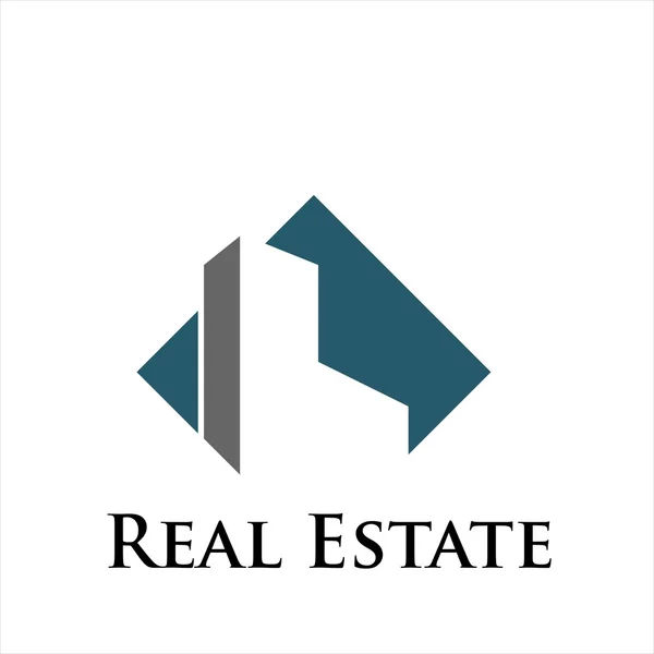 Logo Real Estate Realty - Stok Vektor