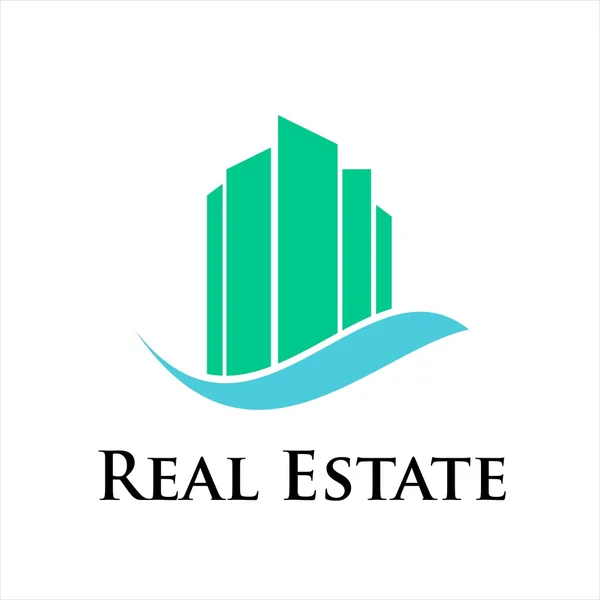 Onroerend goed Realty Logo — Stockvector