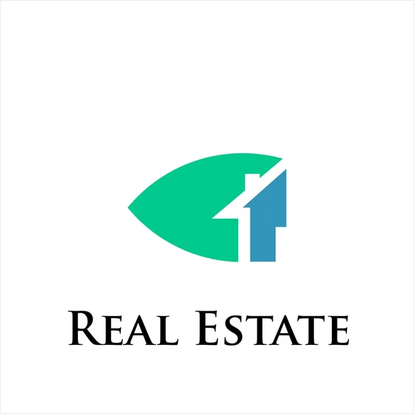Logo immobiliare Immobiliare — Vettoriale Stock