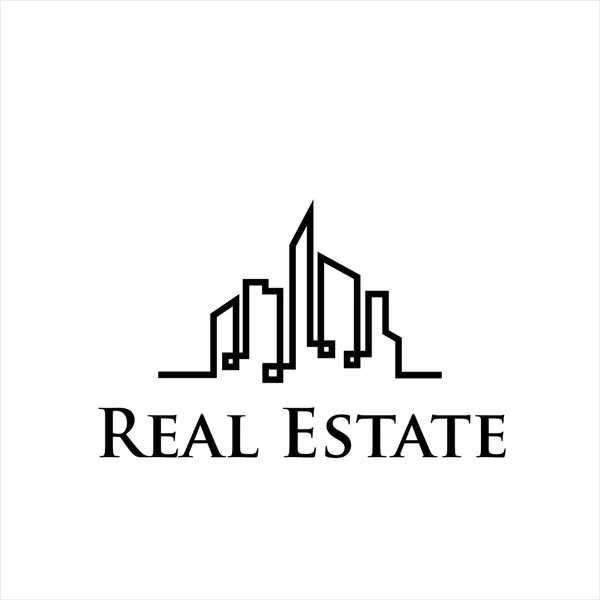 Emlak Realty Logo — Stok Vektör
