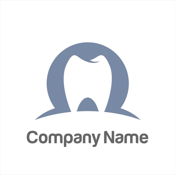 Diş hekimi şirket logosu — Stok Vektör