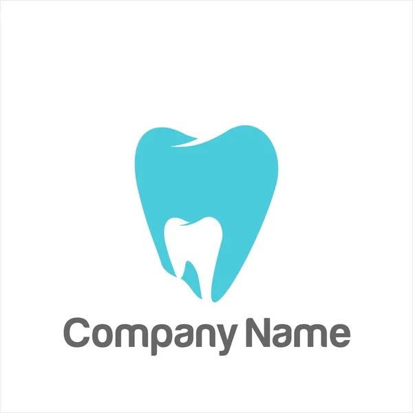 Dentista Dentista logotipo da empresa — Vetor de Stock