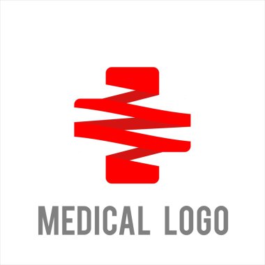 Tıbbi sağlık hastane Logo