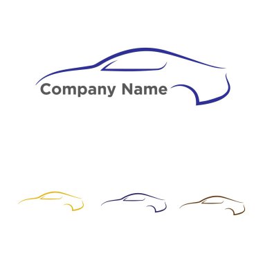 Otomotiv araba yarış vektör Logo