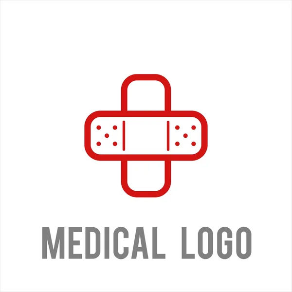 Logotipo do hospital de saúde médica — Vetor de Stock