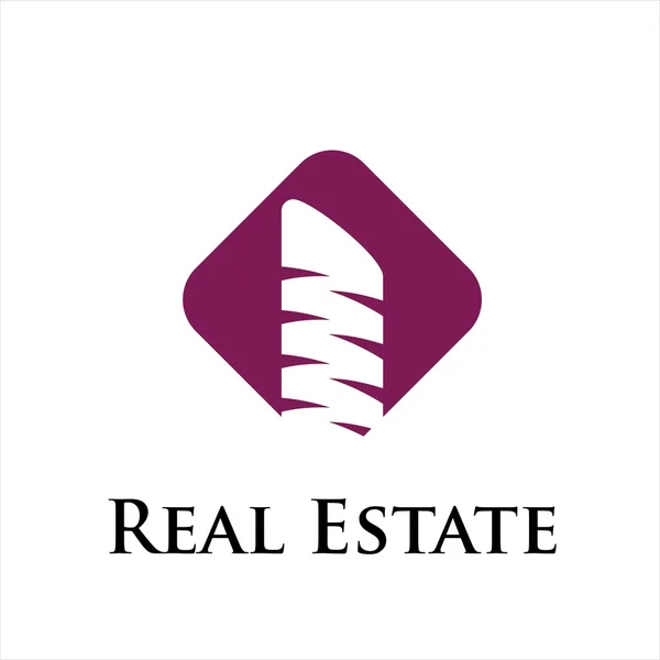 Real estate property logo — Stock Vector
