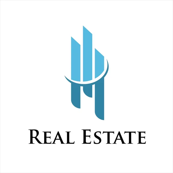 Nieruchomości nieruchomości logo — Wektor stockowy