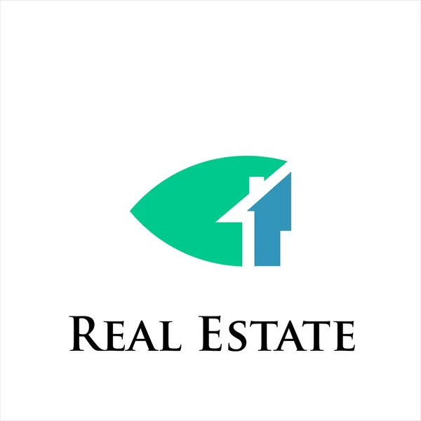 Real estate vlastnost logo — Stockový vektor