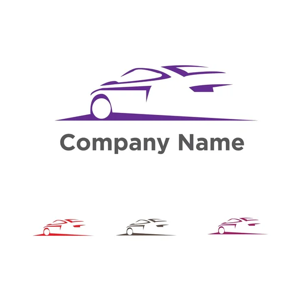 Logo vectoriel de course automobile — Image vectorielle
