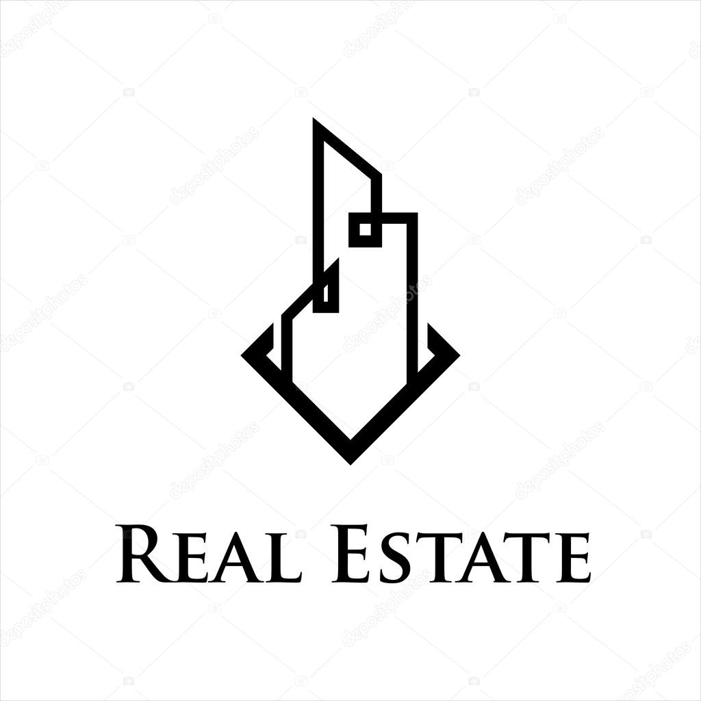 Real estate property logo