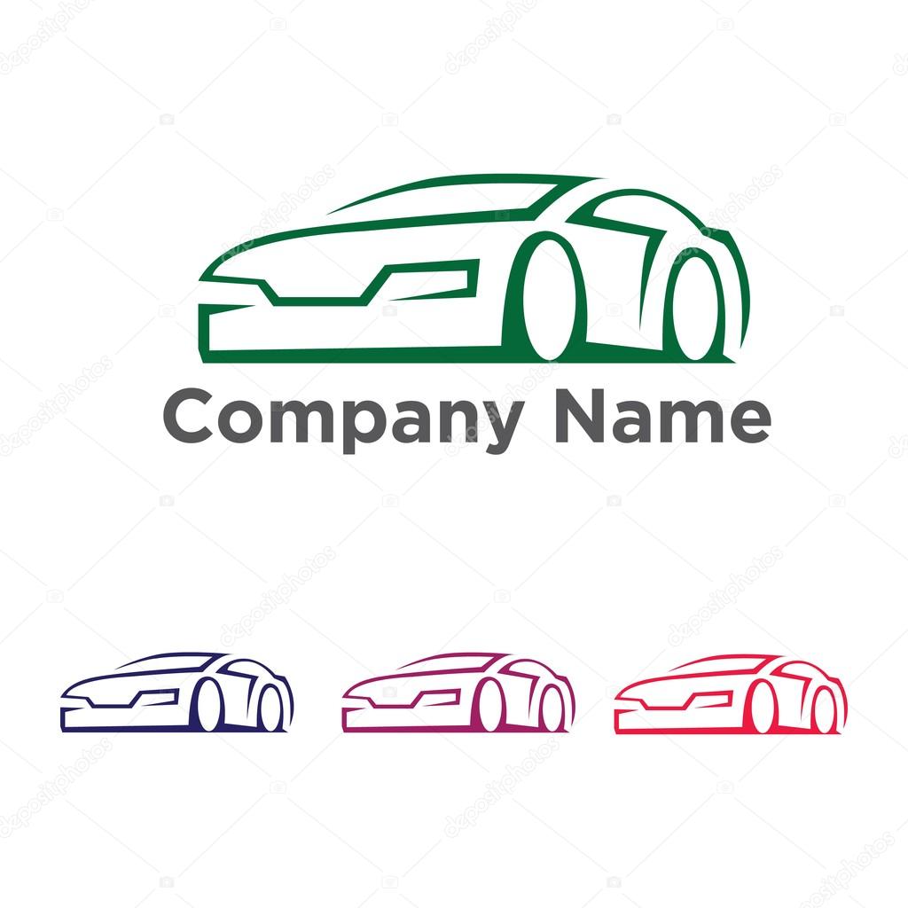 Automotive Car Racing Vector Logo