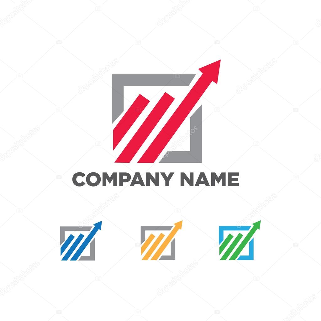 Finance management accounting statistic company logo