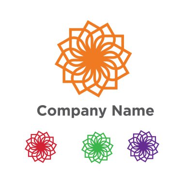 Topluluk bussines soyut logo vektör