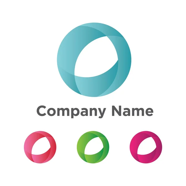 Vector de logotipo abstracto de empresas comunitarias — Vector de stock