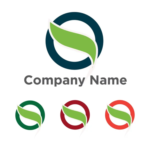 Bussines comunitários vetor logotipo abstrato — Vetor de Stock