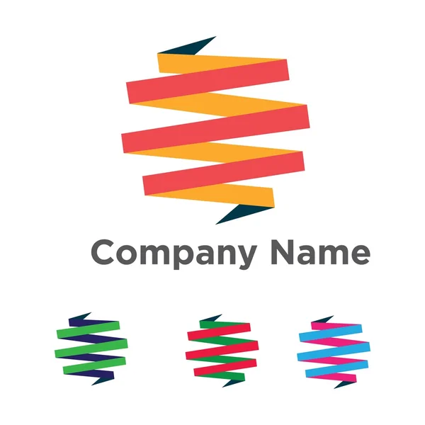 Bussines comunitários vetor logotipo abstrato —  Vetores de Stock