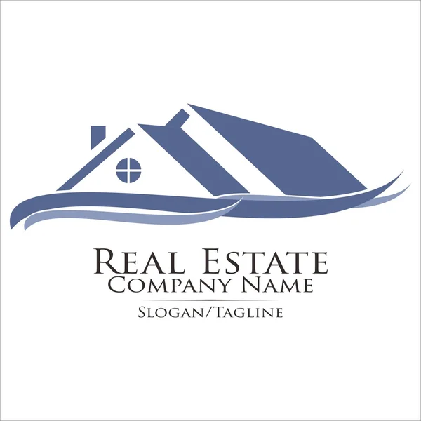 Real estate building property logo company — Stock Vector